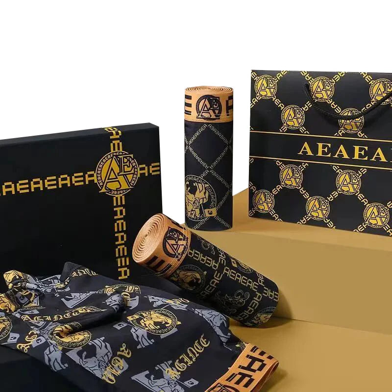 4 pièces/ensemble sous-vêtements pour hommes Boxer Sexy antibactérien respirant imprimé hommes Boxer Shorts nouveau Style garçons mince coin plat culotte