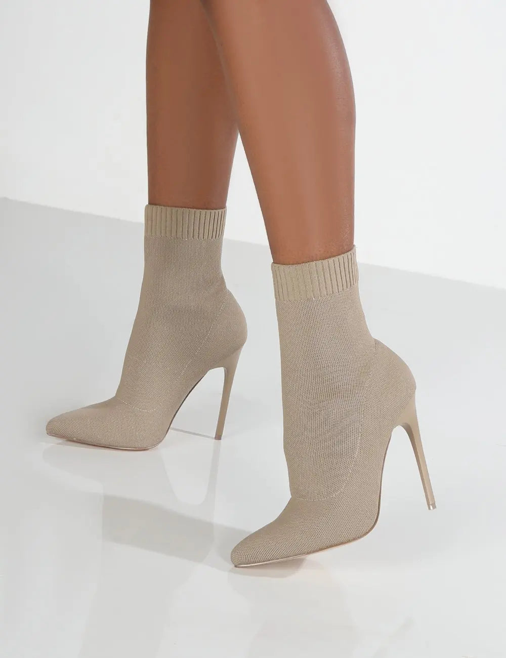 Femmes bottes courtes talons hauts chaussures