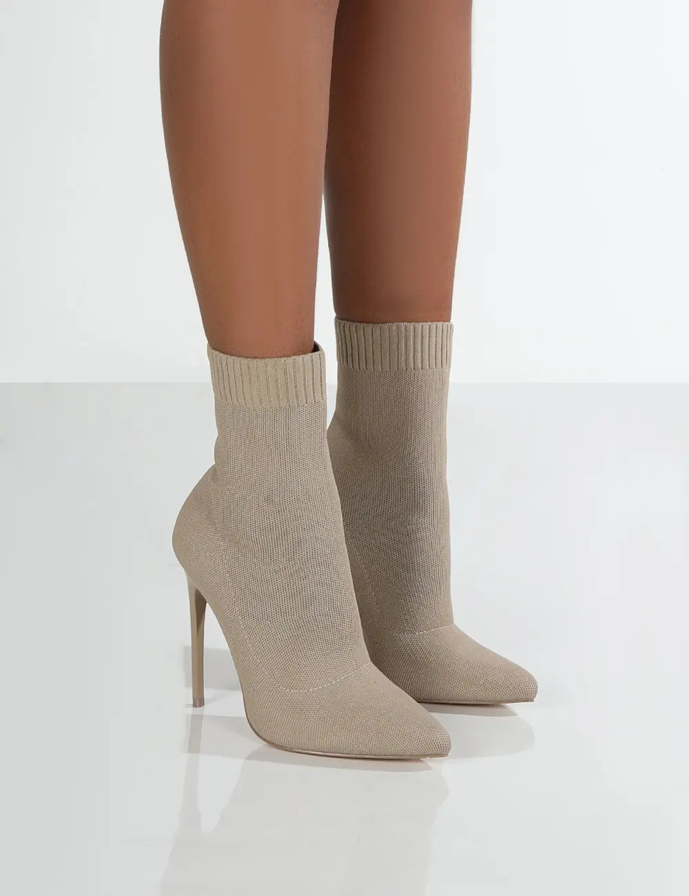 Femmes bottes courtes talons hauts chaussures