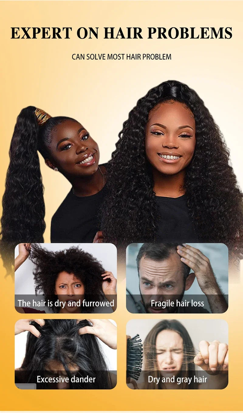 Ensemble de croissance rapide des cheveux, huile de Batana, Traction, masque capillaire d'alopécie, Anti-rupture, perte de cheveux, traitement de la calvitie, soins de santé des cheveux