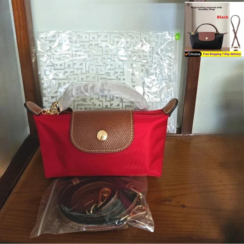 Mini chignon boulette en Nylon non perforé, sac à bandoulière pour femme, multifonctionnel, chignon d'épaule, printemps et automne
