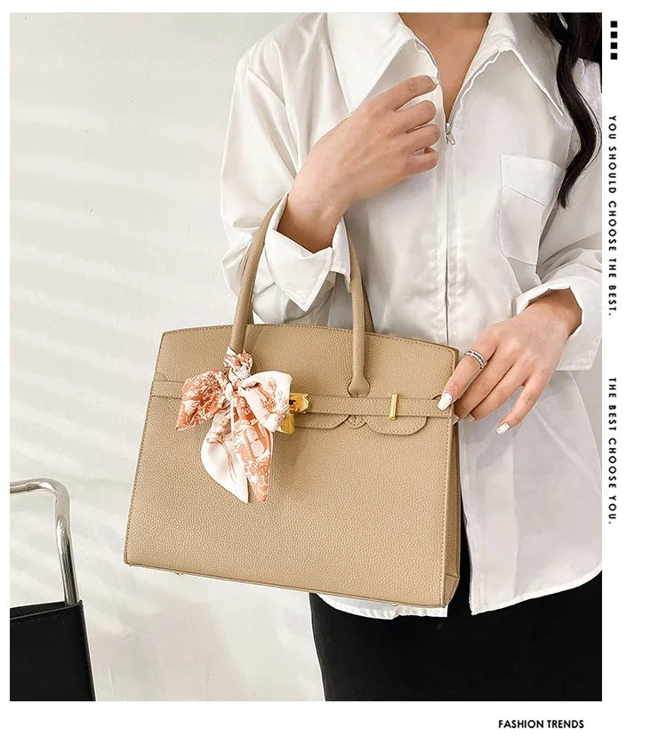 Sac messager élégant pour dames, sac à main en cuir résistant à l'eau avec plusieurs poches, sac à bandoulière populaire