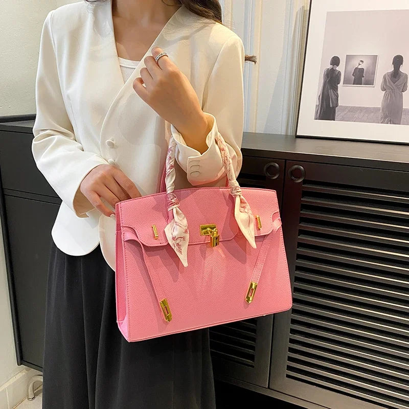 Sac messager élégant pour dames, sac à main en cuir résistant à l'eau avec plusieurs poches, sac à bandoulière populaire