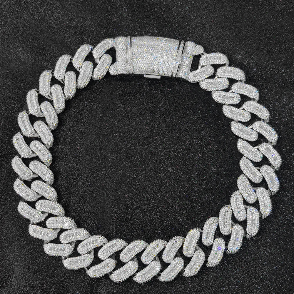 Collier Cubain Hip Hop pour Homme, Optique, Conicone Cubique 5A contre-indiquée, Laiton Incrusté Mixte, Mode Miami, Cadeau de Noël, ix, 29mm