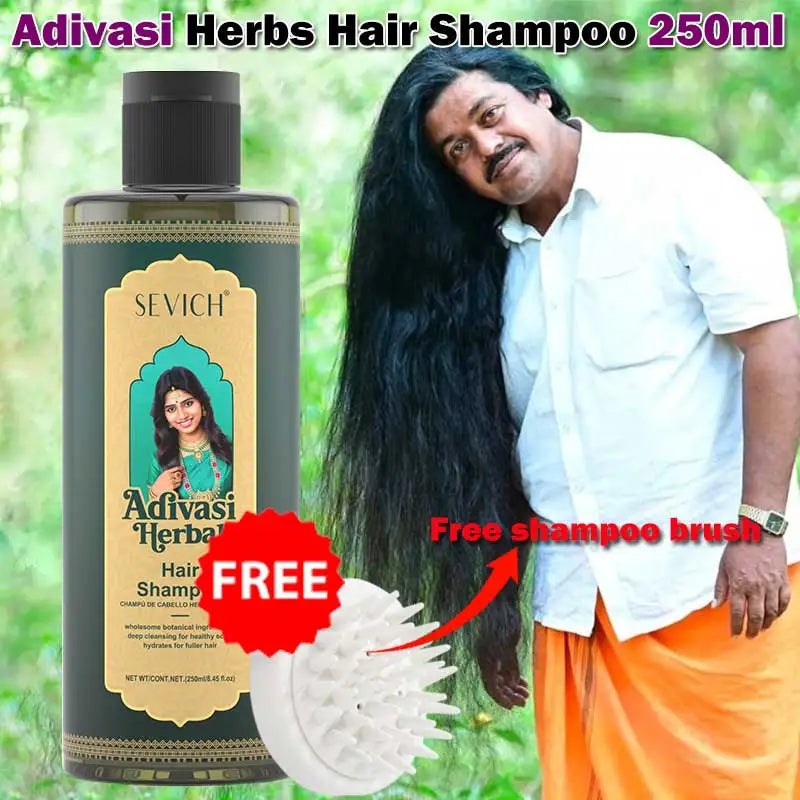 Shampoing pour cheveux, 250ml, pour une croissance rapide des cheveux, soins capillaires à base de plantes, huile de gingembre, réparation des cheveux endommagés, traitement nourrissant