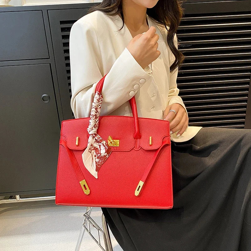 Sac messager élégant pour dames, sac à main en cuir résistant à l'eau avec plusieurs poches, sac à bandoulière populaire