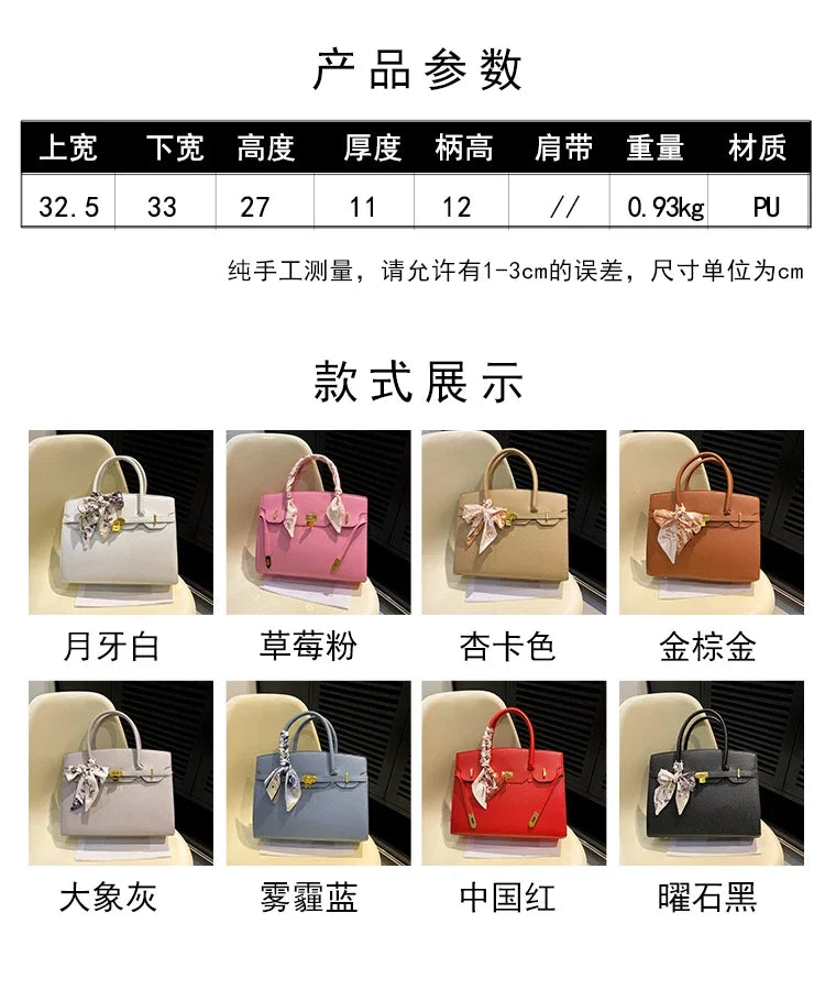 Sac messager élégant pour dames, sac à main en cuir résistant à l'eau avec plusieurs poches, sac à bandoulière populaire