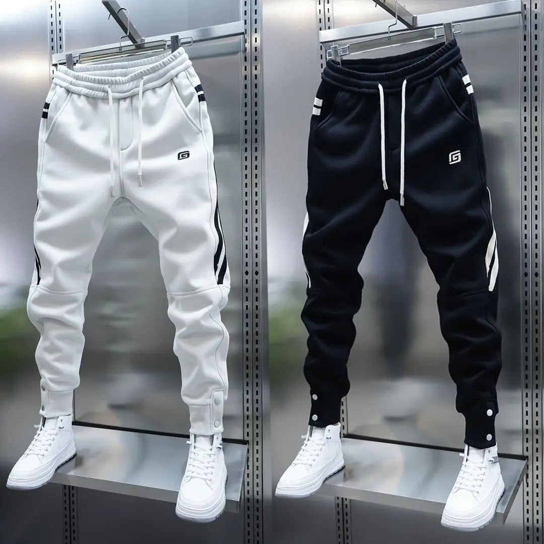 Rayé sarouel décontracté mode pantalon de rue en plein air survêtement pantalons de survêtement de haute qualité marque de luxe hommes vêtements