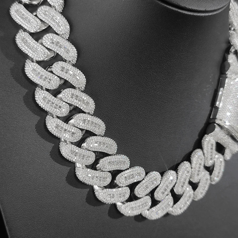 Collier Cubain Hip Hop pour Homme, Optique, Conicone Cubique 5A contre-indiquée, Laiton Incrusté Mixte, Mode Miami, Cadeau de Noël, ix, 29mm