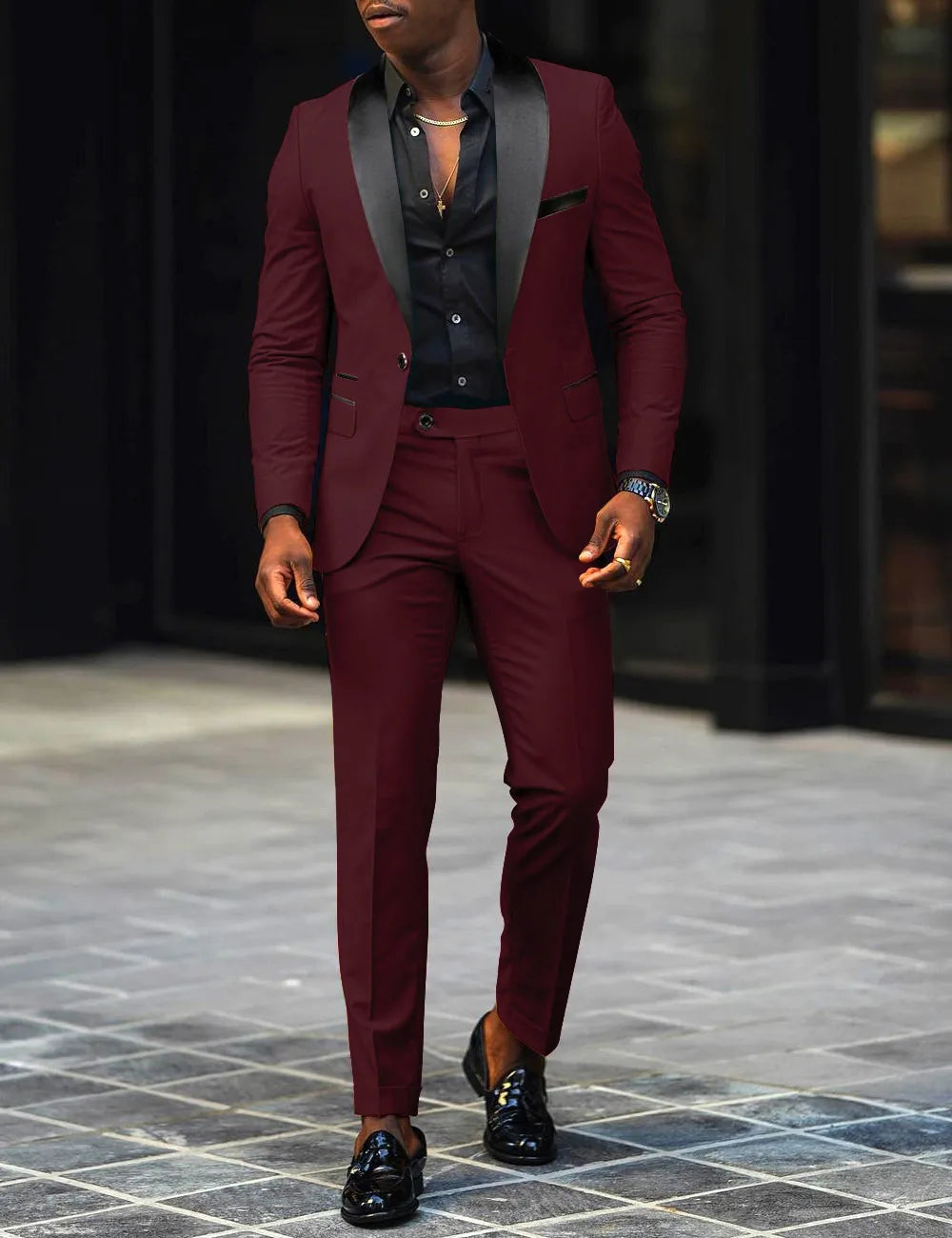 Veste et pantalon décontractés à deux pièces pour hommes, veste slim, confortable et respirante, fendue sur le côté, bouton unique, nouvelle mode d'affaires