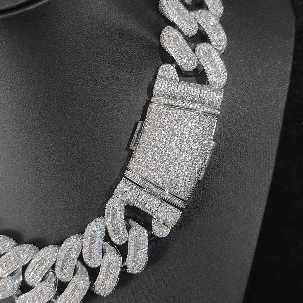 Collier Cubain Hip Hop pour Homme, Optique, Conicone Cubique 5A contre-indiquée, Laiton Incrusté Mixte, Mode Miami, Cadeau de Noël, ix, 29mm