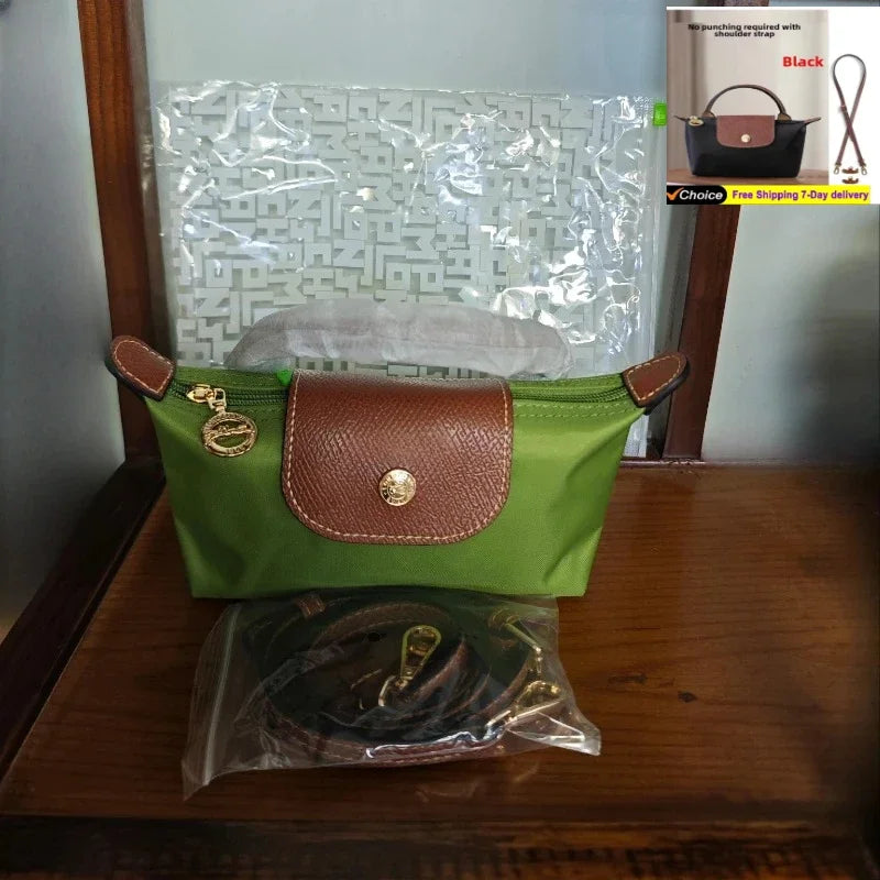 Mini chignon boulette en Nylon non perforé, sac à bandoulière pour femme, multifonctionnel, chignon d'épaule, printemps et automne