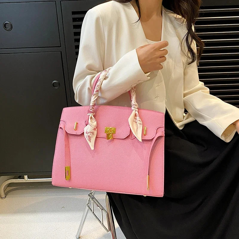 Sac messager élégant pour dames, sac à main en cuir résistant à l'eau avec plusieurs poches, sac à bandoulière populaire