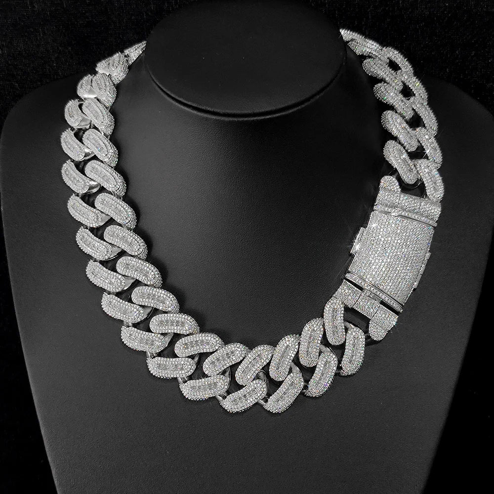 Collier Cubain Hip Hop pour Homme, Optique, Conicone Cubique 5A contre-indiquée, Laiton Incrusté Mixte, Mode Miami, Cadeau de Noël, ix, 29mm