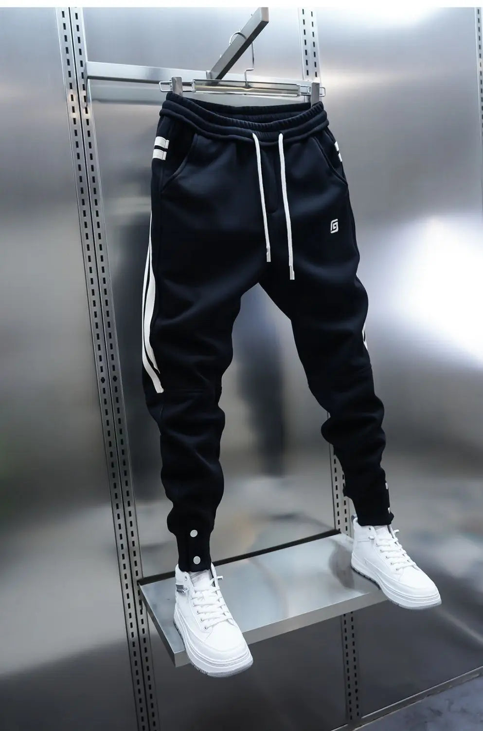 Rayé sarouel décontracté mode pantalon de rue en plein air survêtement pantalons de survêtement de haute qualité marque de luxe hommes vêtements