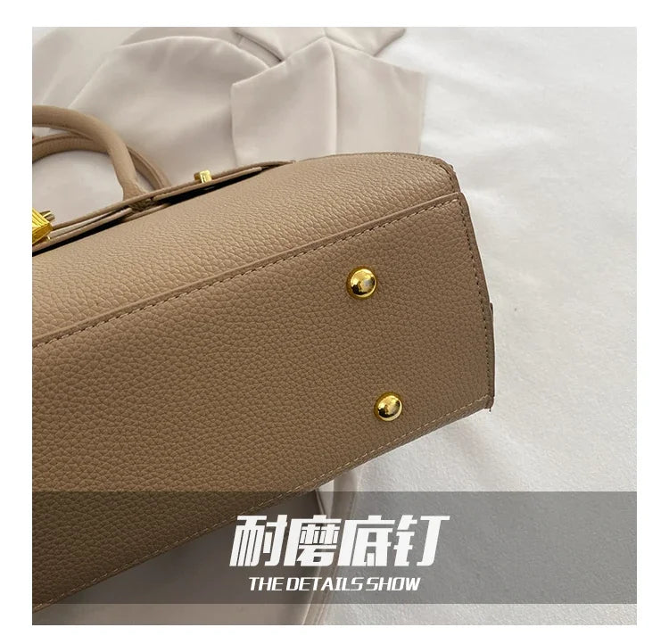 Sac messager élégant pour dames, sac à main en cuir résistant à l'eau avec plusieurs poches, sac à bandoulière populaire